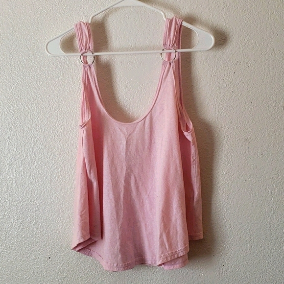 We the Free Light Pink Flowy Tank w/Metal Detail Size M - Picture 1 of 6